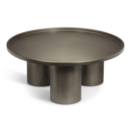 Eclat Sofia Industrial Coffee Table - Industrial Nickel