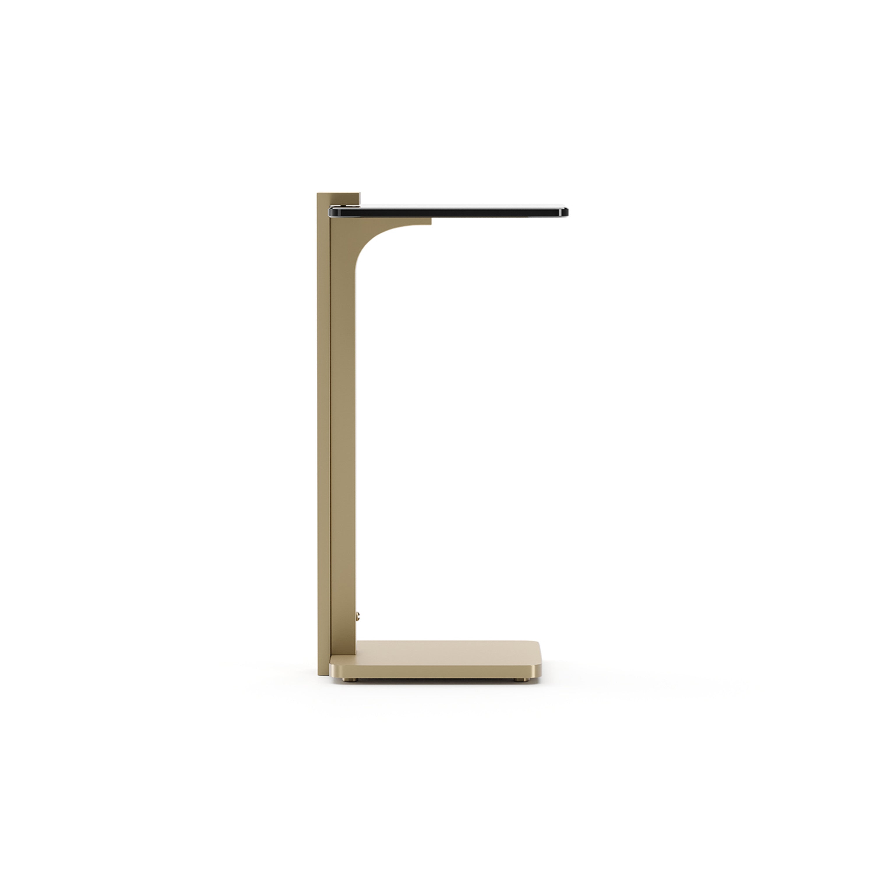 Counter Balance Spot Table Brushed Gold End Table 11" by Caracole