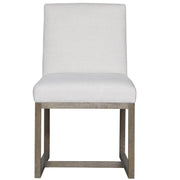 Jamison Belgian Linen Upholstered Modern Dining Chair