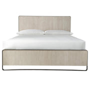 Modern Grey Oak Keaton California  King Size Platform Bed Frame