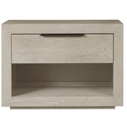 Modern Grey Oak Huston 1 Drawer Nightstand