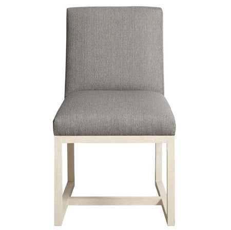 Carter Modern Grey Oak Upholstered Side Chair
