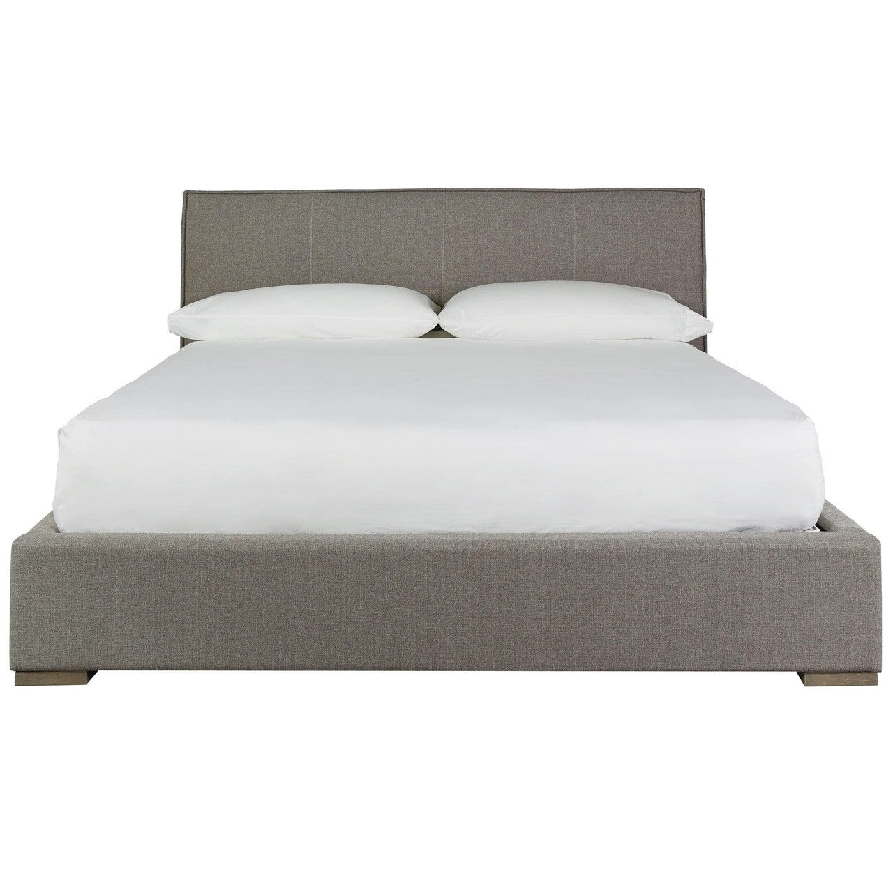 Connery Modern Gray Upholstered California King Platform Bed
