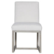 Carter Belgian Linen Upholstered Modern Dining Chair