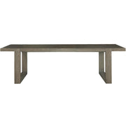 Portobello Modern Oak Extension Dining Table 84"