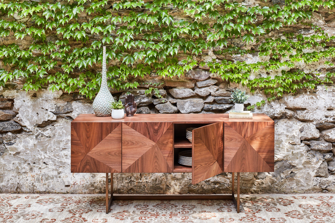 IE Series - Cube Buffet - Walnut