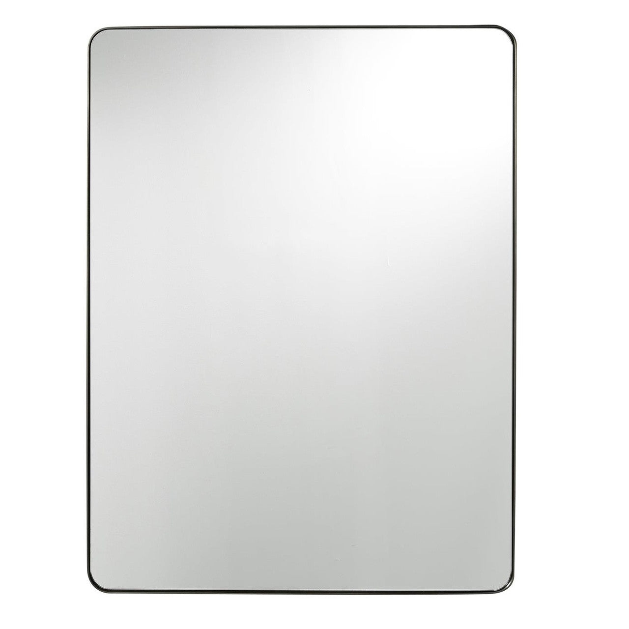 Modern Hollywood Regency Wall Mirror - Bronze
