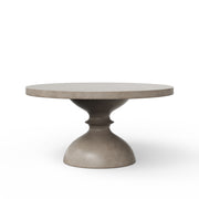 Mixx Spindle 59" Round Dining Table - Dark Grey by Urbia - product view