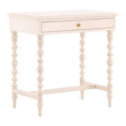 Cream Zepatta Side Table by Furniture Classics at ZIN Home
