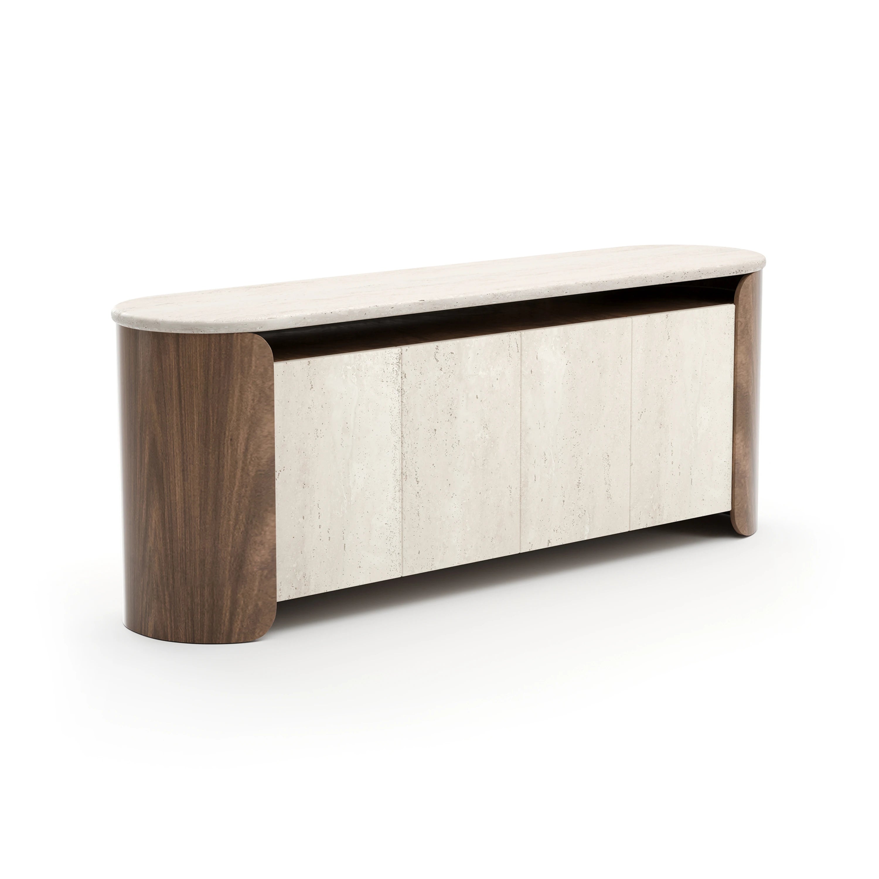 Fleur Open Sideboard Porcini 84" by Caracole - view 4