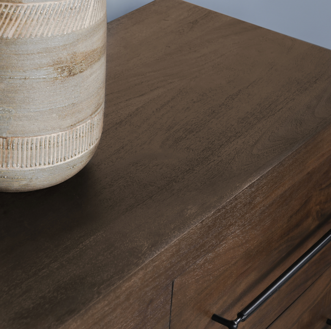 Jackson Acacia Wood 9-Drawer Dresser 78"