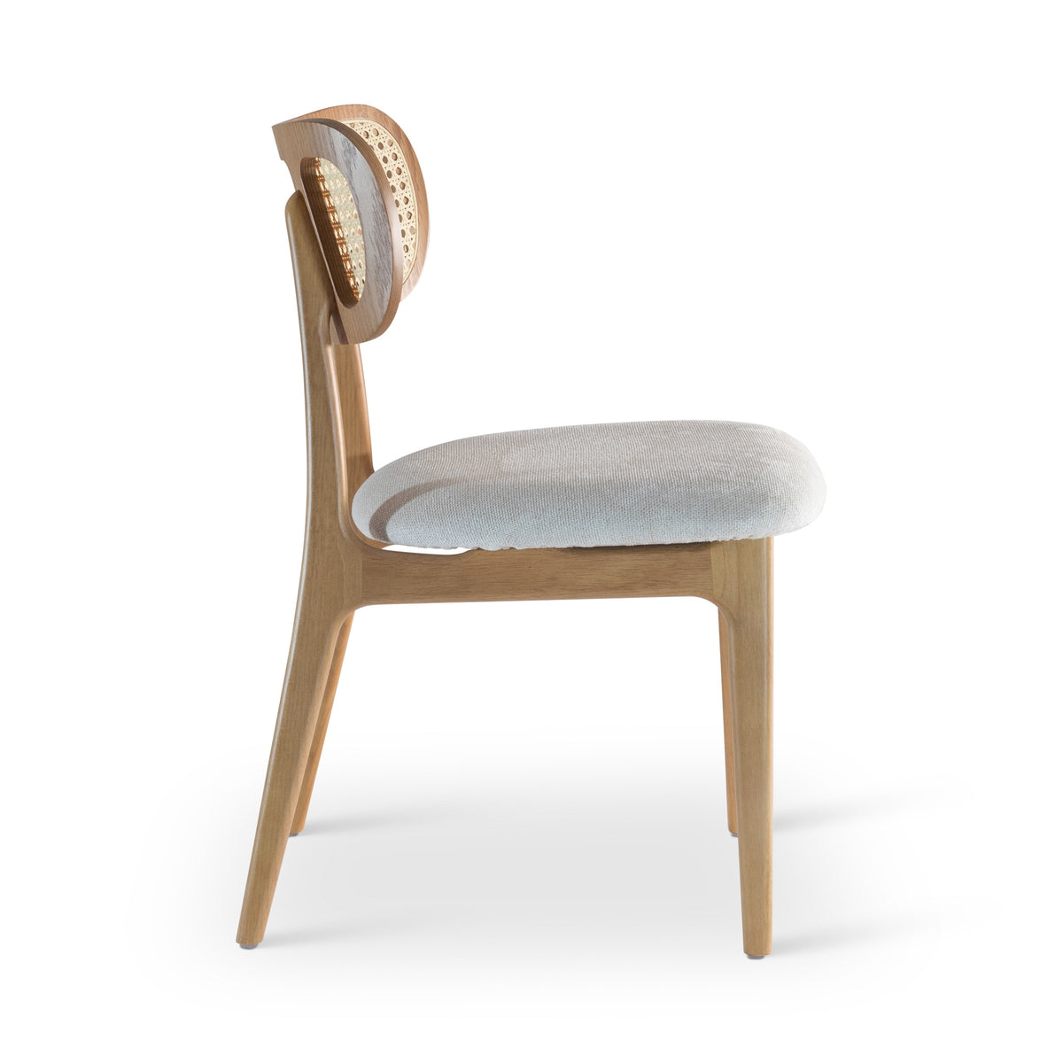 Claudia Cane Dining Chair Damasco, Harvest Natural, Natural Cane by Urbia - detail 3