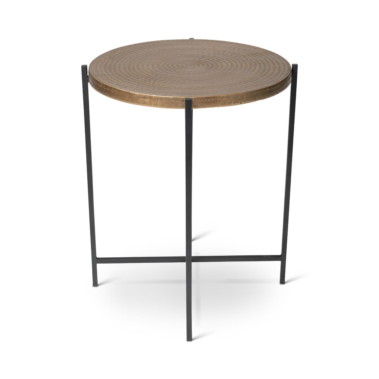 Elements - Navi - End Table - Antique Brass