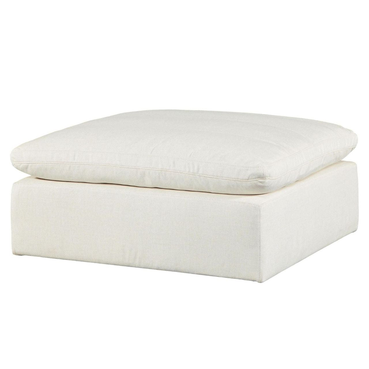 Palmer Coastal Beige 4-Pc Modular Sectional Sofa with Ottoman