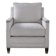 Merrill Upholstered Accent Chair with Nailheads