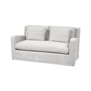 Denly I 69 X 38.25 X 34.5 Frost Gray Slipcover Two Seater Sofa by Mercana at ZIN Home