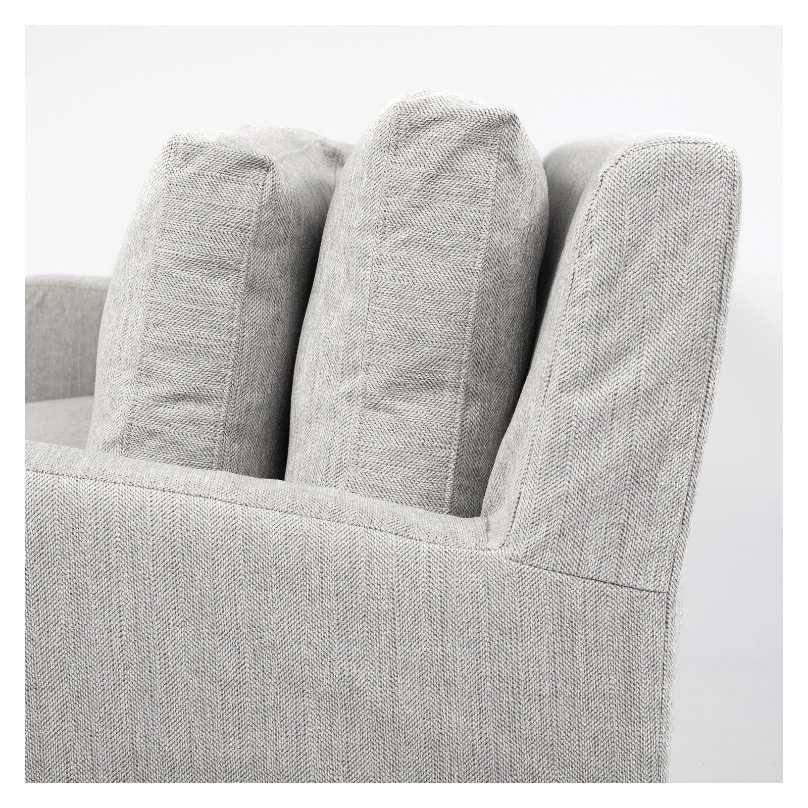 Denly I 69 X 38.25 X 34.5 Frost Gray Slipcover Two Seater Sofa by Mercana at ZIN Home