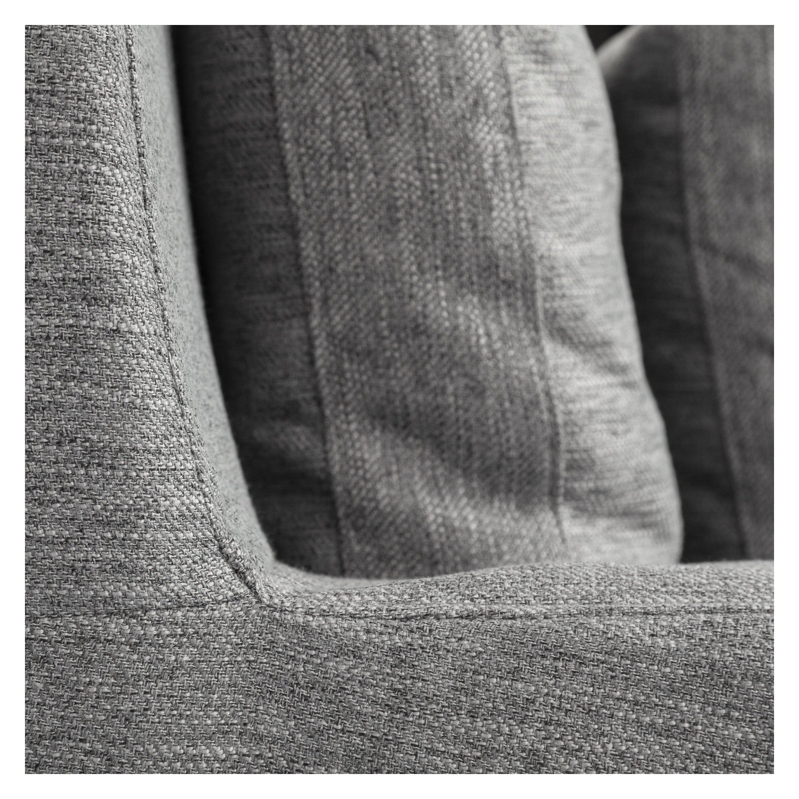 Denly II 92.5W Casterock Gray Slipcover Three Seater Sofa by Mercana at ZIN Home