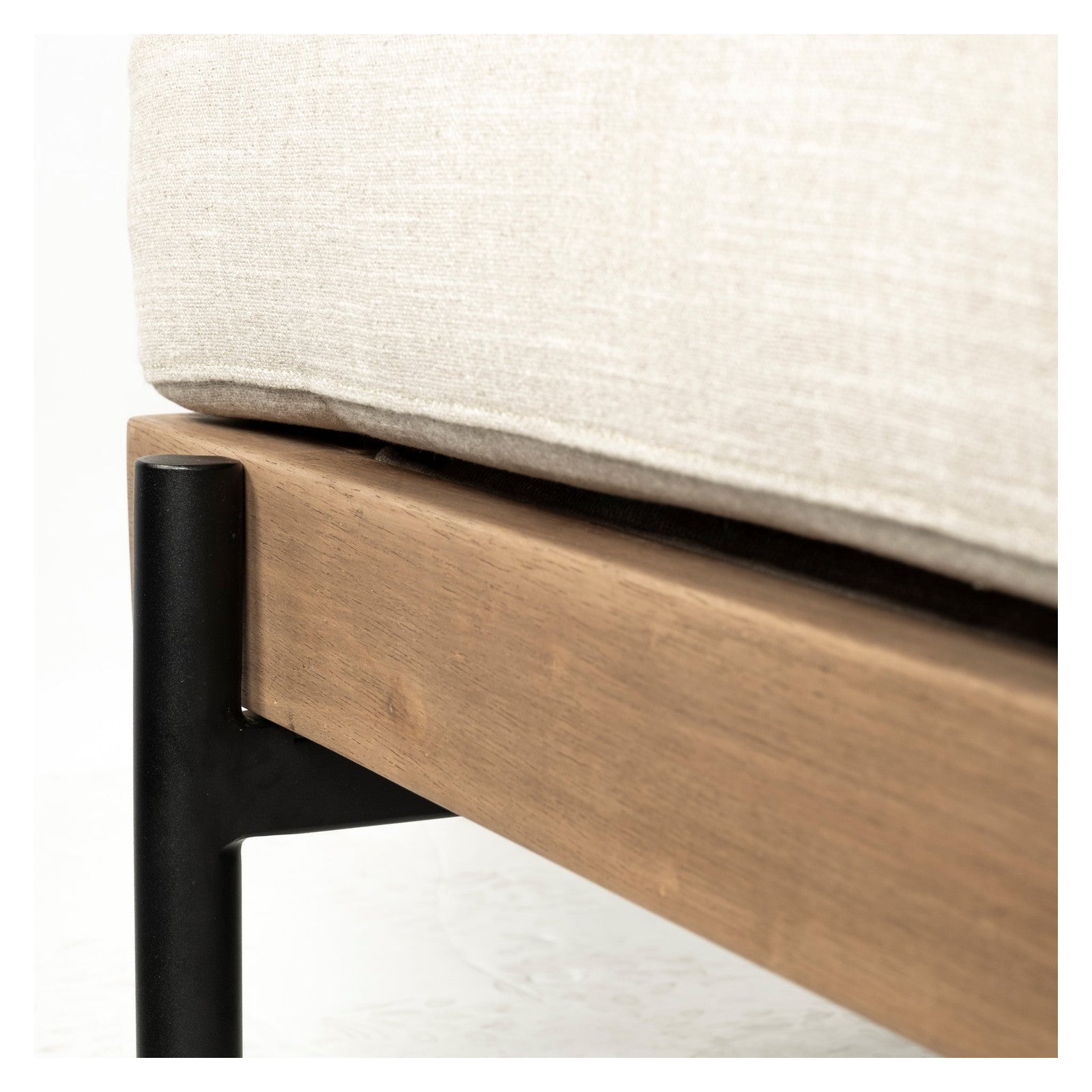 Colburne II 95" Beige Upholstered Three Seater Sofa by Mercana at ZIN Home