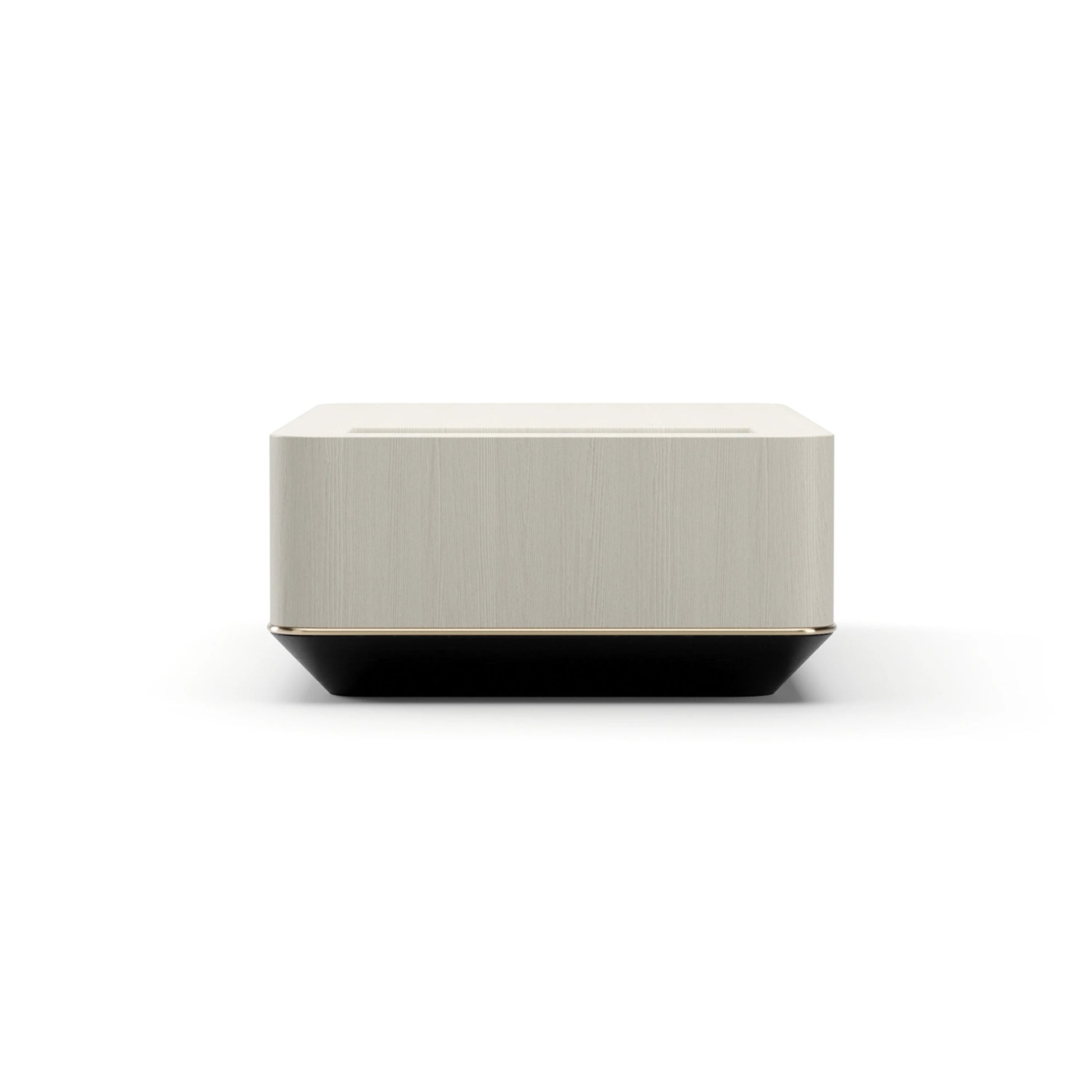 Madera Plinth Cocktail Table Brushed Gold 59" by Caracole - view 3