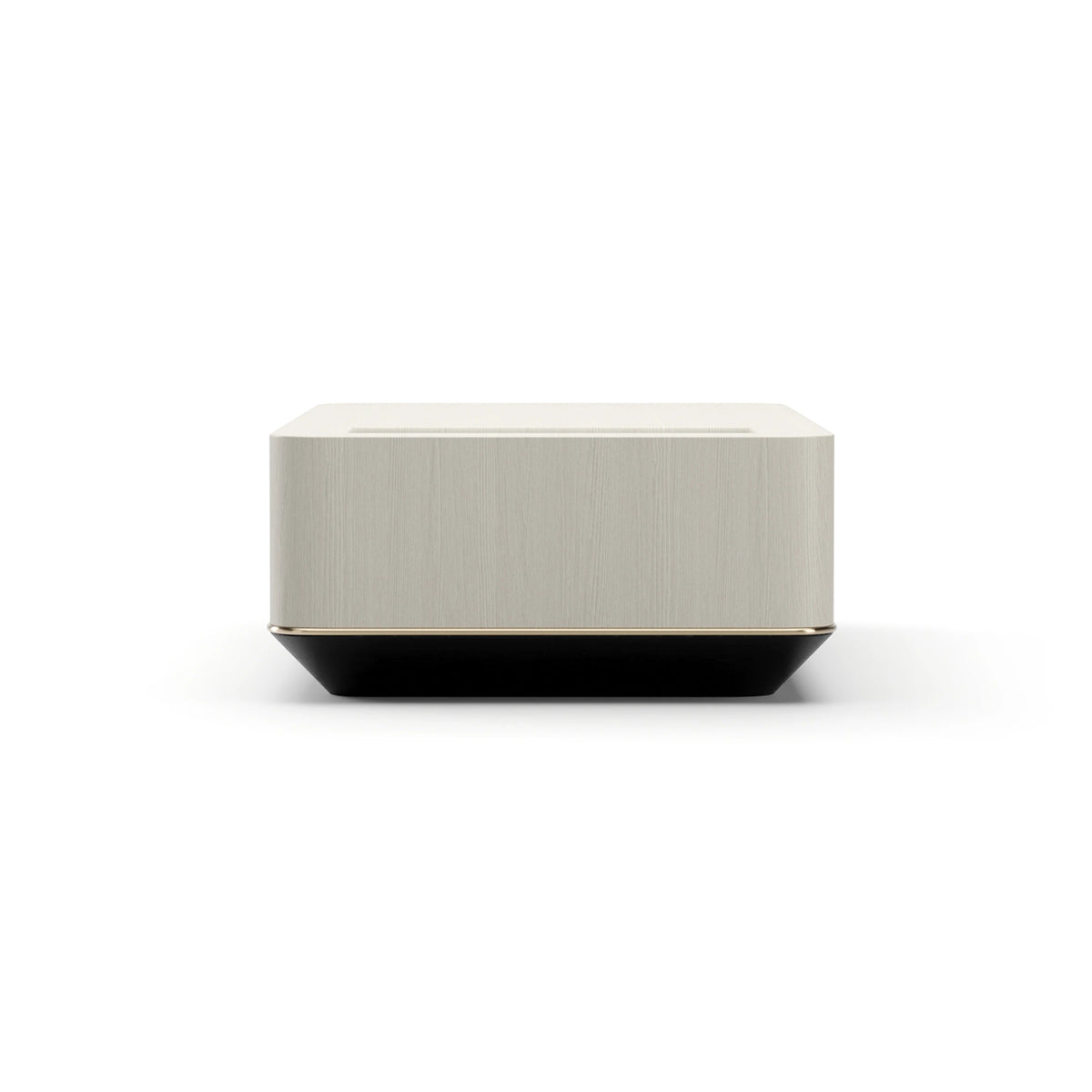 Madera Plinth Cocktail Table Brushed Gold 59" by Caracole - view 3