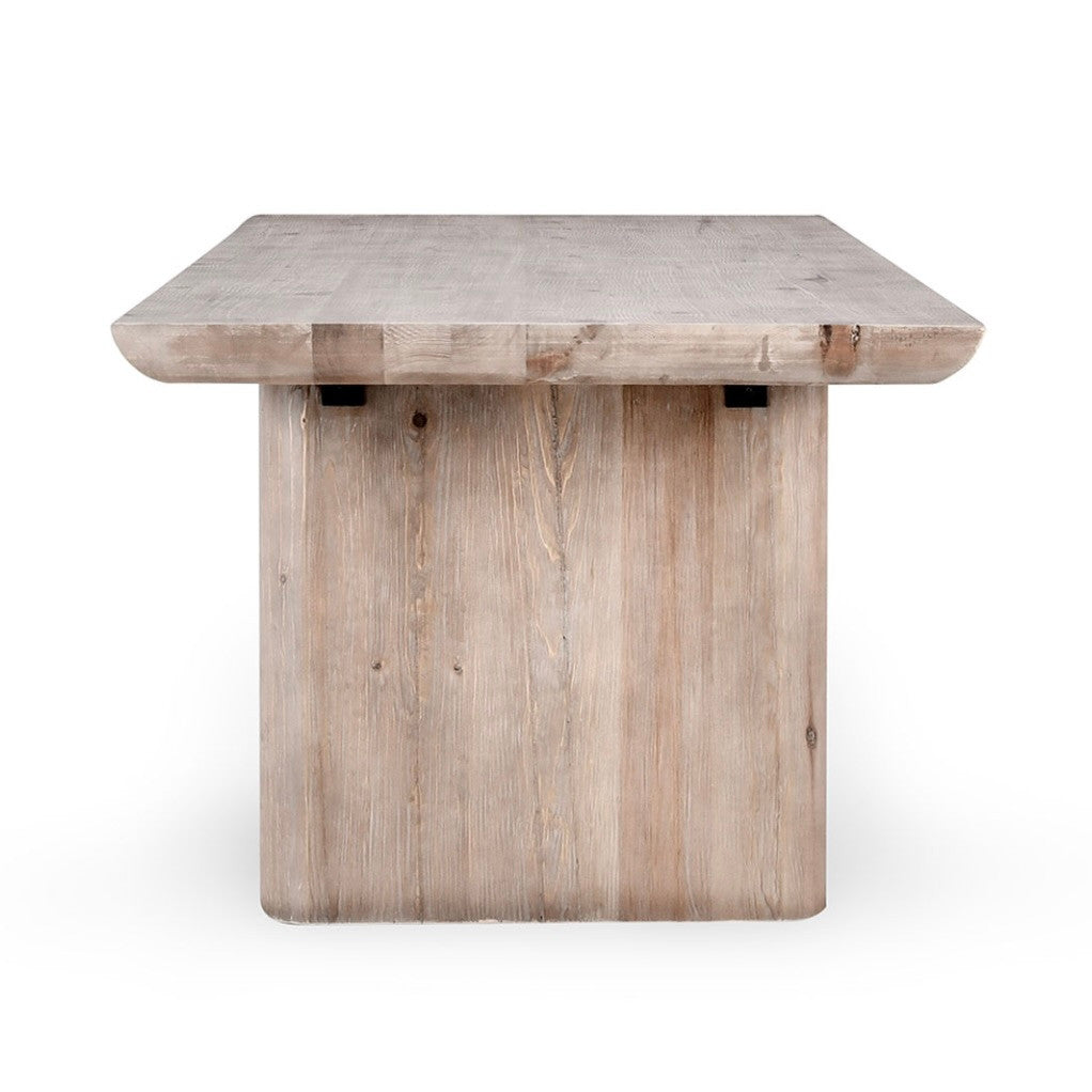 Murphy 100" Reclaimed Wood Dining Table - White Wash