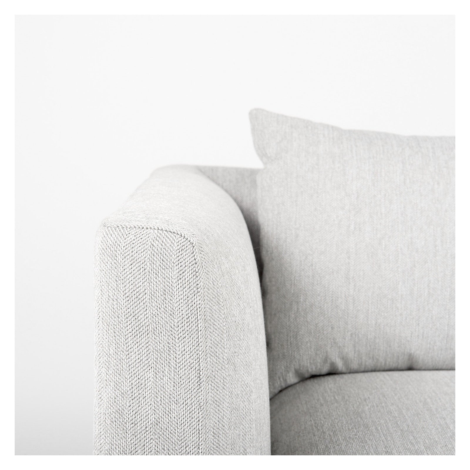 Valence 2 Piece Light Gray Modular Sofa Set by Mercana at ZIN Home