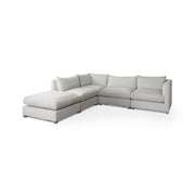 Valence 5 Piece (Incl. 1 ottoman) Modular Sofa Set by Mercana at ZIN Home
