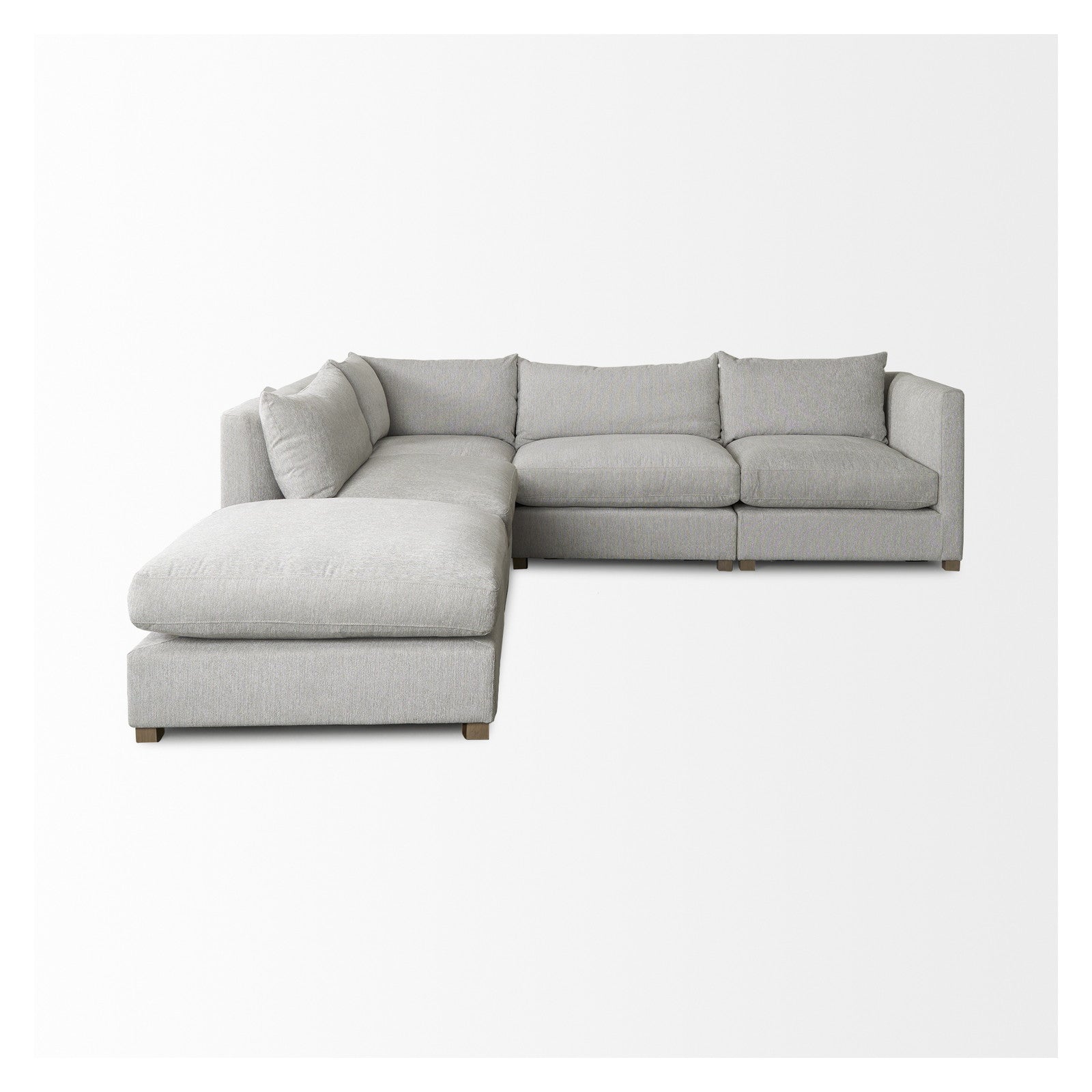 Valence 5 Piece (Incl. 1 ottoman) Modular Sofa Set by Mercana at ZIN Home