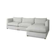 Valence 4 Piece (W/ 1 x Ottoman) Light Gray Modular Sofa Set by Mercana at ZIN Home