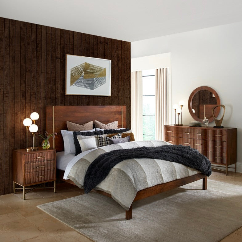 Zoey Contemporary Solid Wood 6-Drawer Dresser