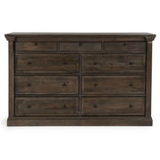 Adelaide 9-Drawer Mango Wood Dresser 70"