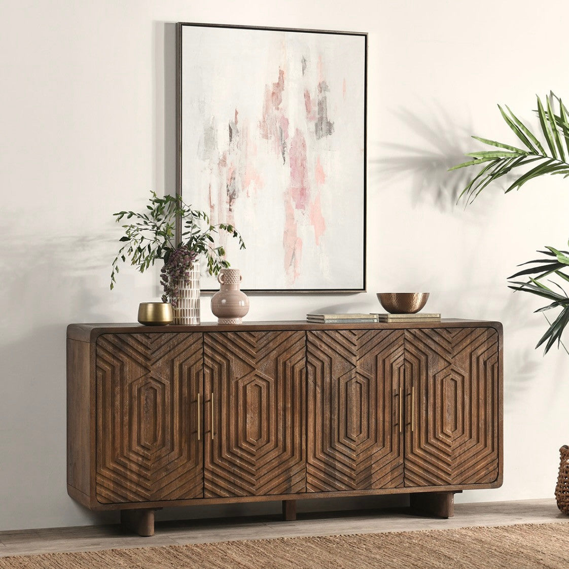 Holmes Solid Wood Sideboard 78"
