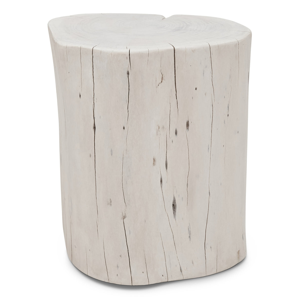 Brooks Solid Wood Stump - White Wash by Urbia - detail 2
