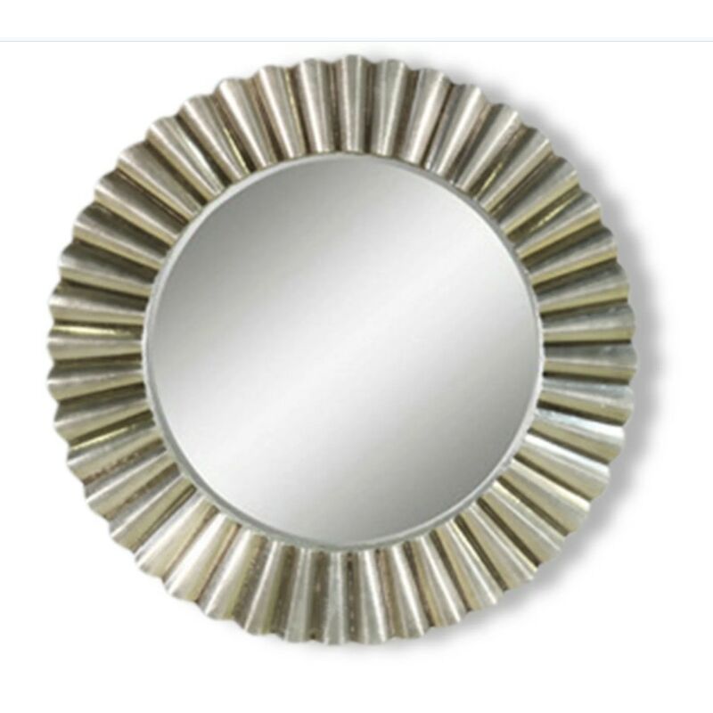 Naya Sunburst Silver Mirror by Furniture Classics at ZIN Home