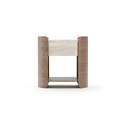 Fleur Open Nightstand Porcini 24" by Caracole