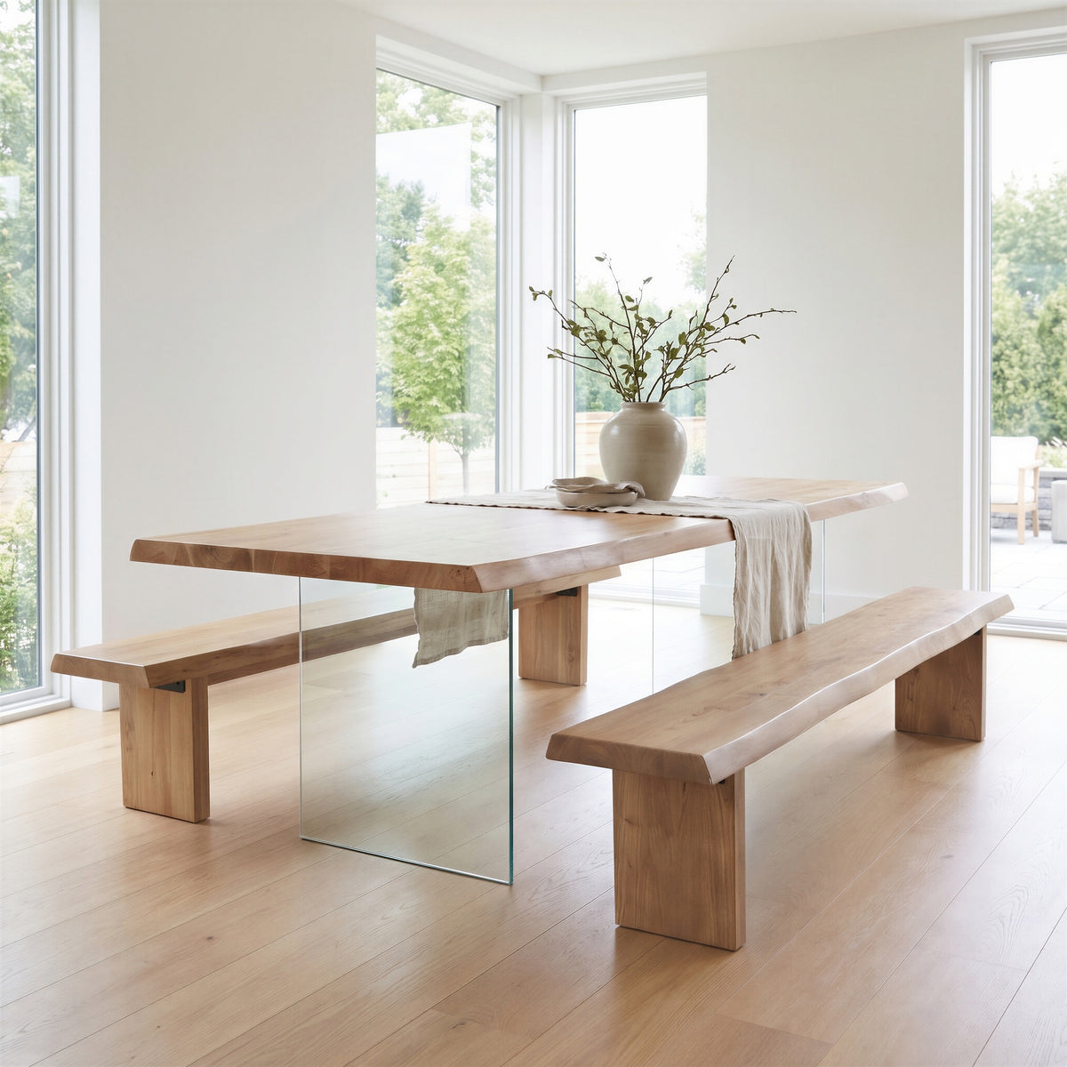Brooks Bench 102" - Teak Frame by Urbia - detail 6