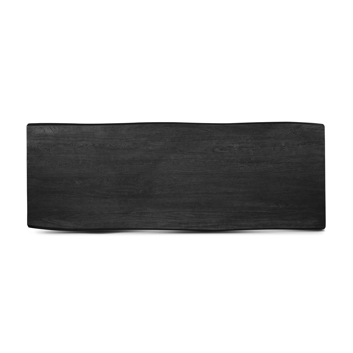 Brooks Dining Table Glass Base 40" x 116" Ebonized Top - Clear Glass Base by Urbia - detail 4
