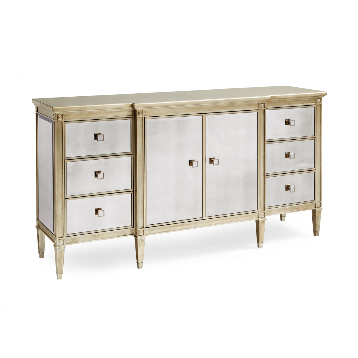 La-Dee-Dah Antique Mirror Dresser 74" by Caracole - view 4