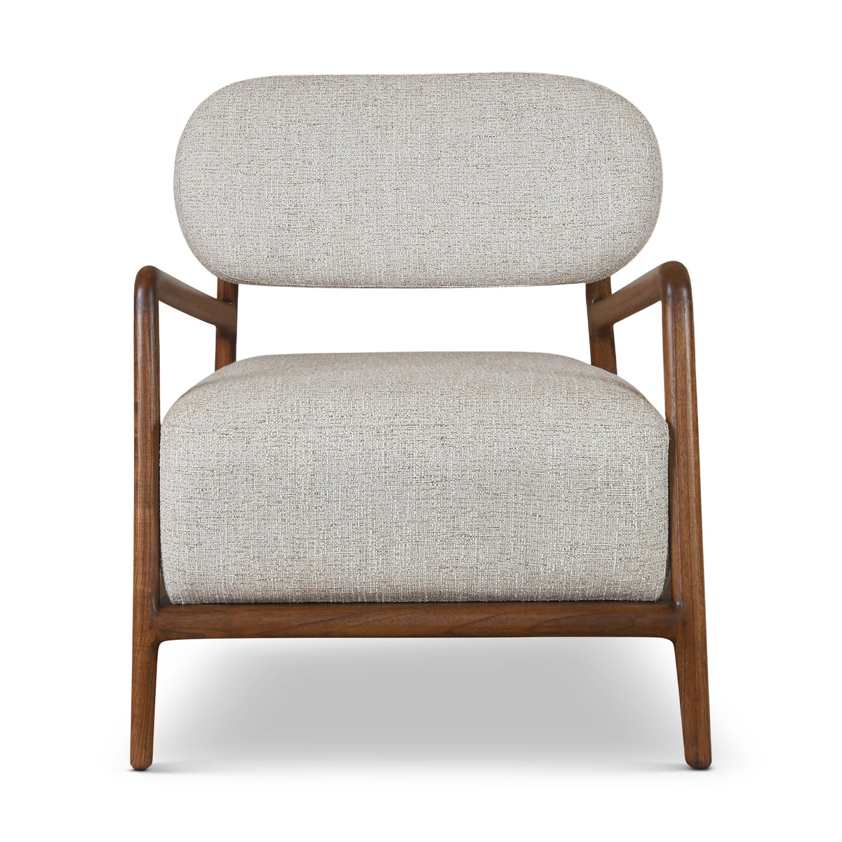 Penny Accent Chair Brown, Oatmeal by Urbia - product view