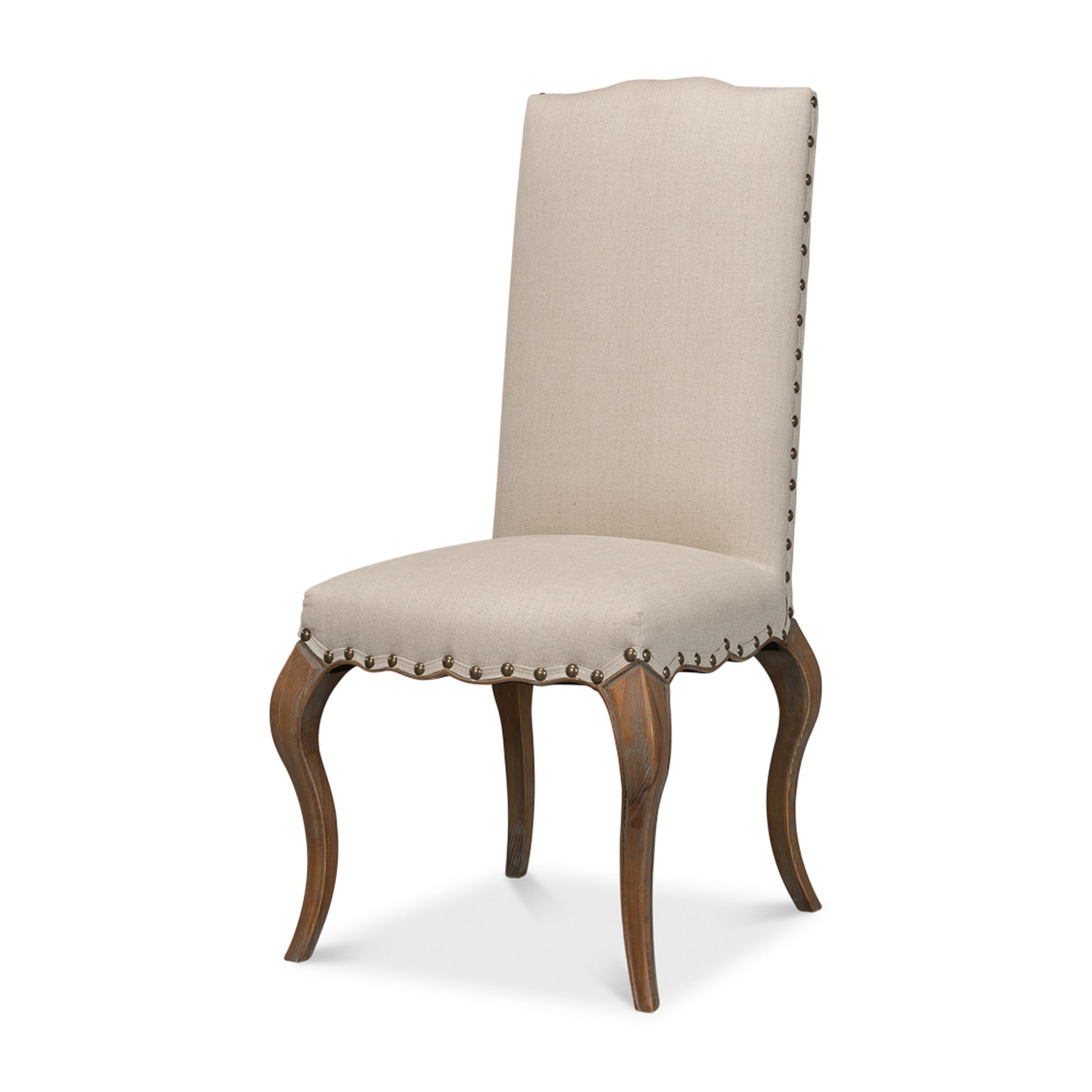 Thorne Side Chair, Beige by Sarreid Ltd