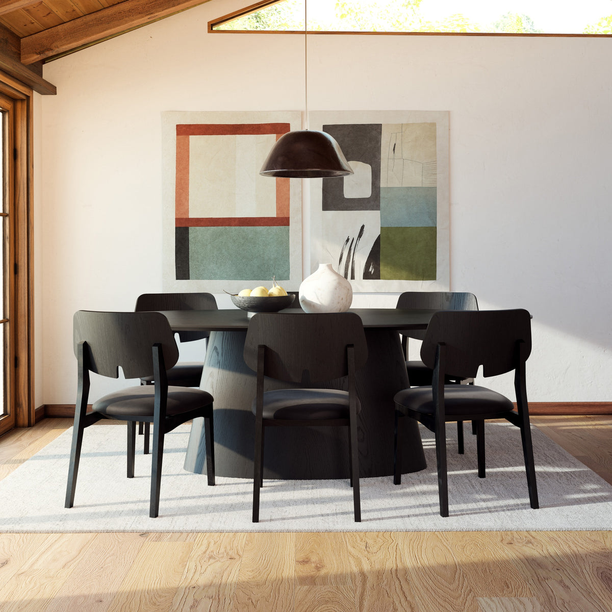 Fortaleza Oval Dining Table - 86" - Ebano by Urbia - detail 5