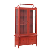 Persimmon Owens Display Cabinet by Furniture Classics at ZIN Home