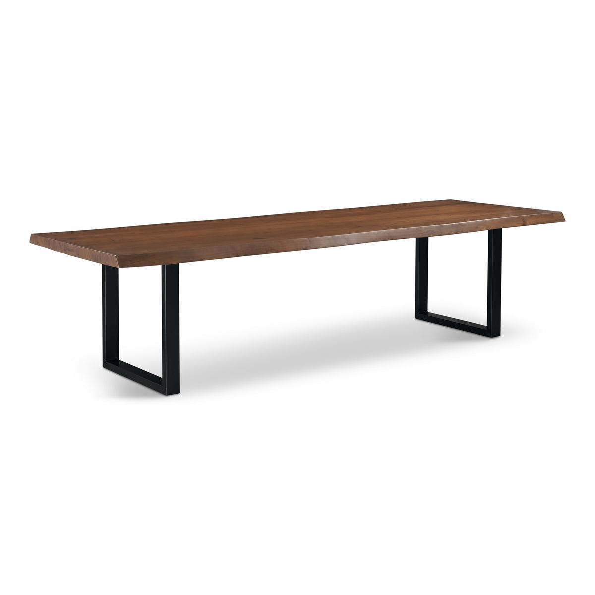 Brooks Dining Table U Base 40" x 116" Americano Top - Black Base by Urbia - detail 2