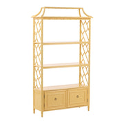 Yellow Turner Bamboo Shelf by Furniture Classics at ZIN Home