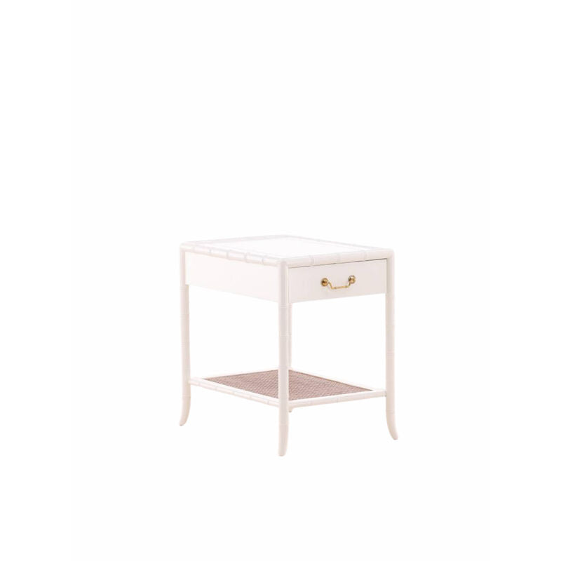 White Henrietta End Table by Furniture Classics at ZIN Home