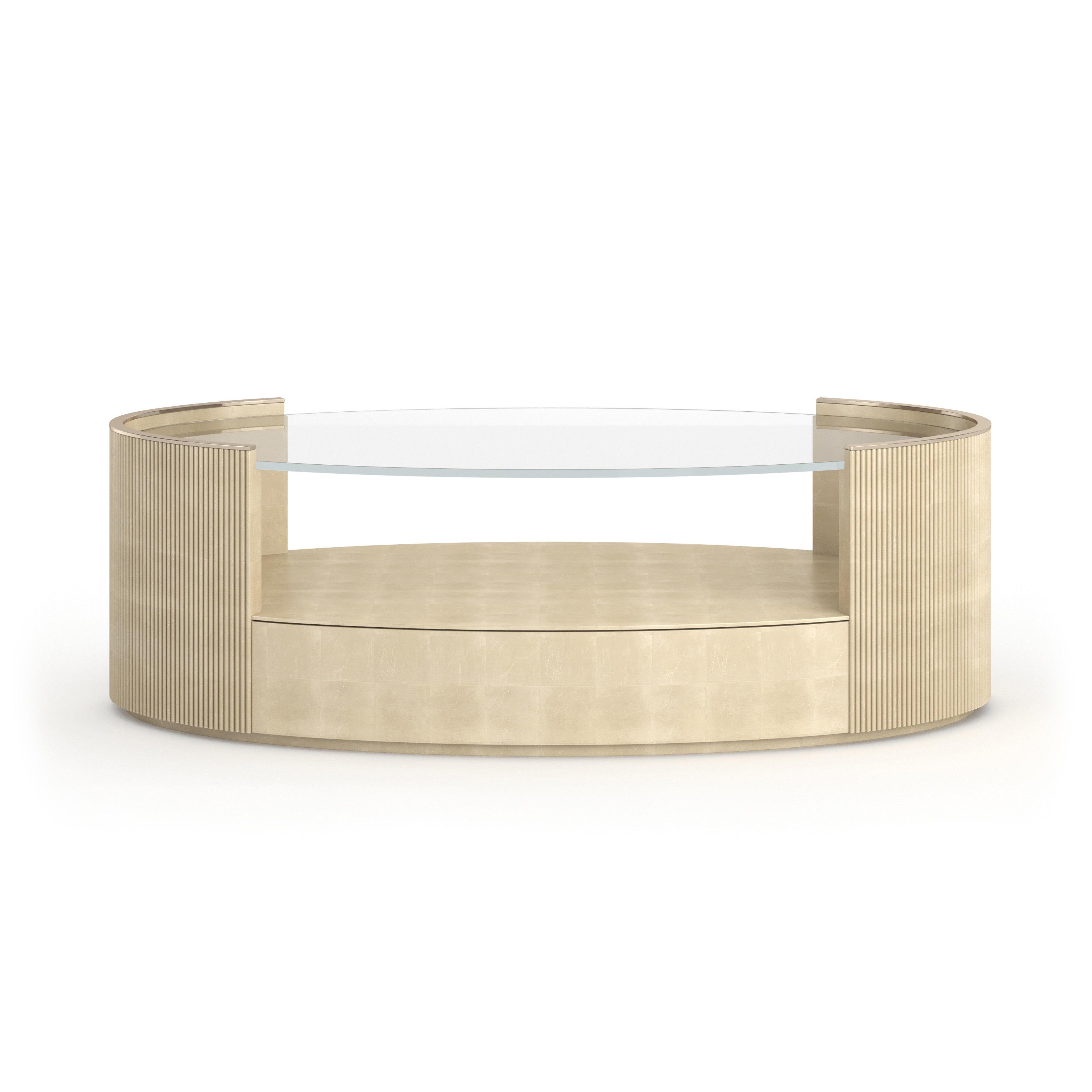 Love Oval Cocktail Table 56" by Caracole - view 2