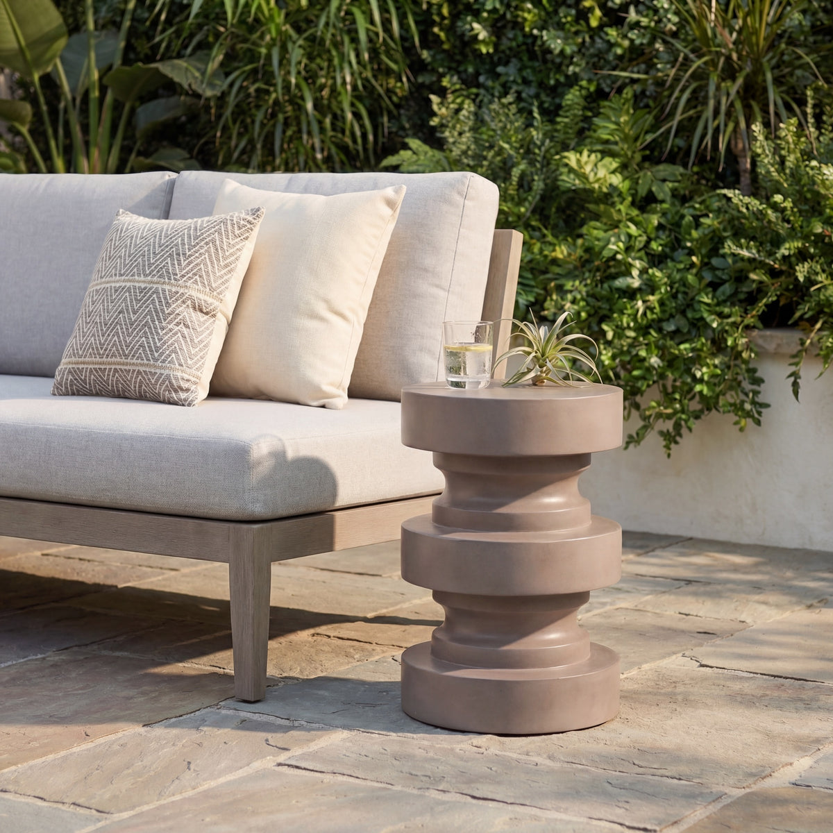 Levon End Table Dark Grey by Urbia - detail 4
