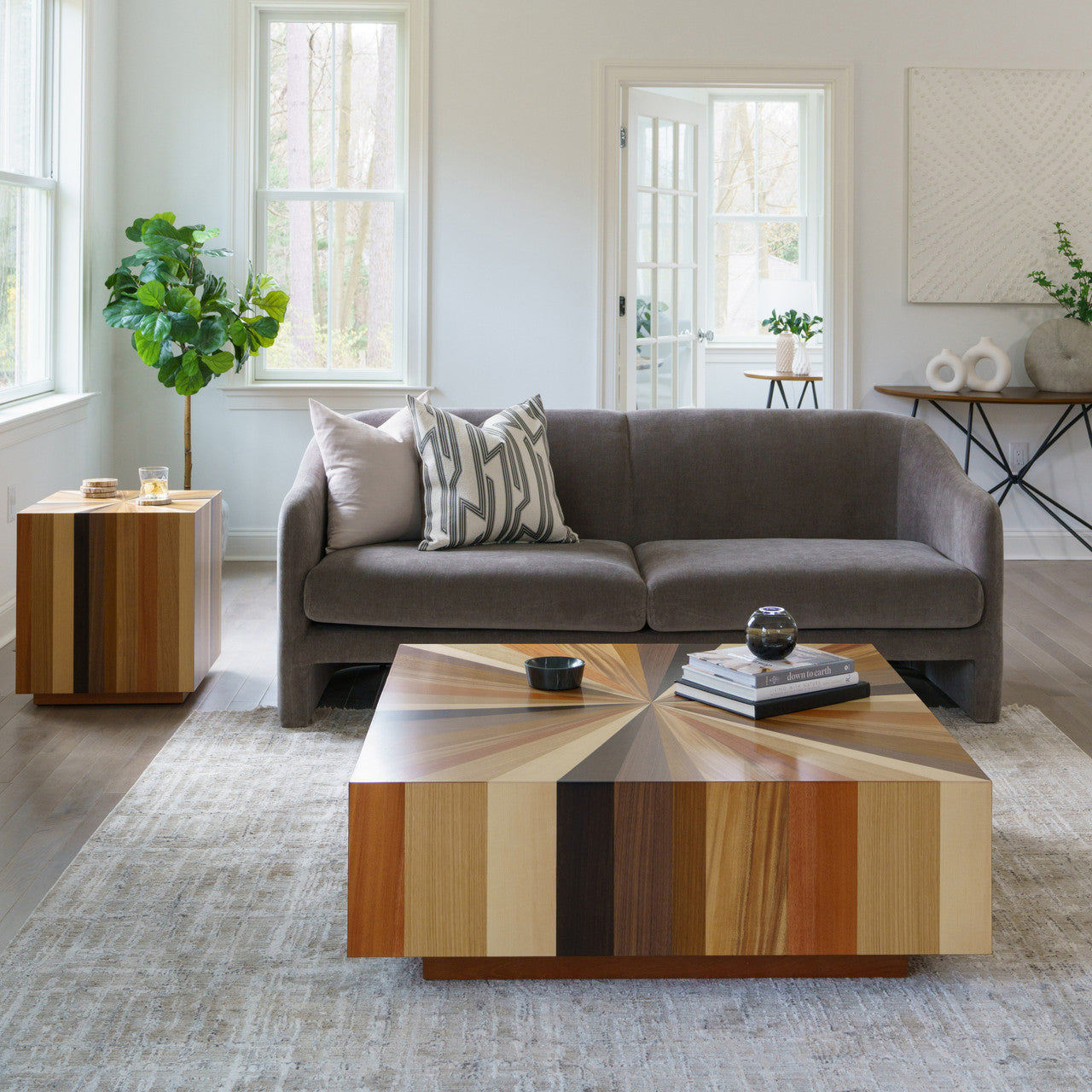 IE Series - Sun Coffee Table - Mixed Wood