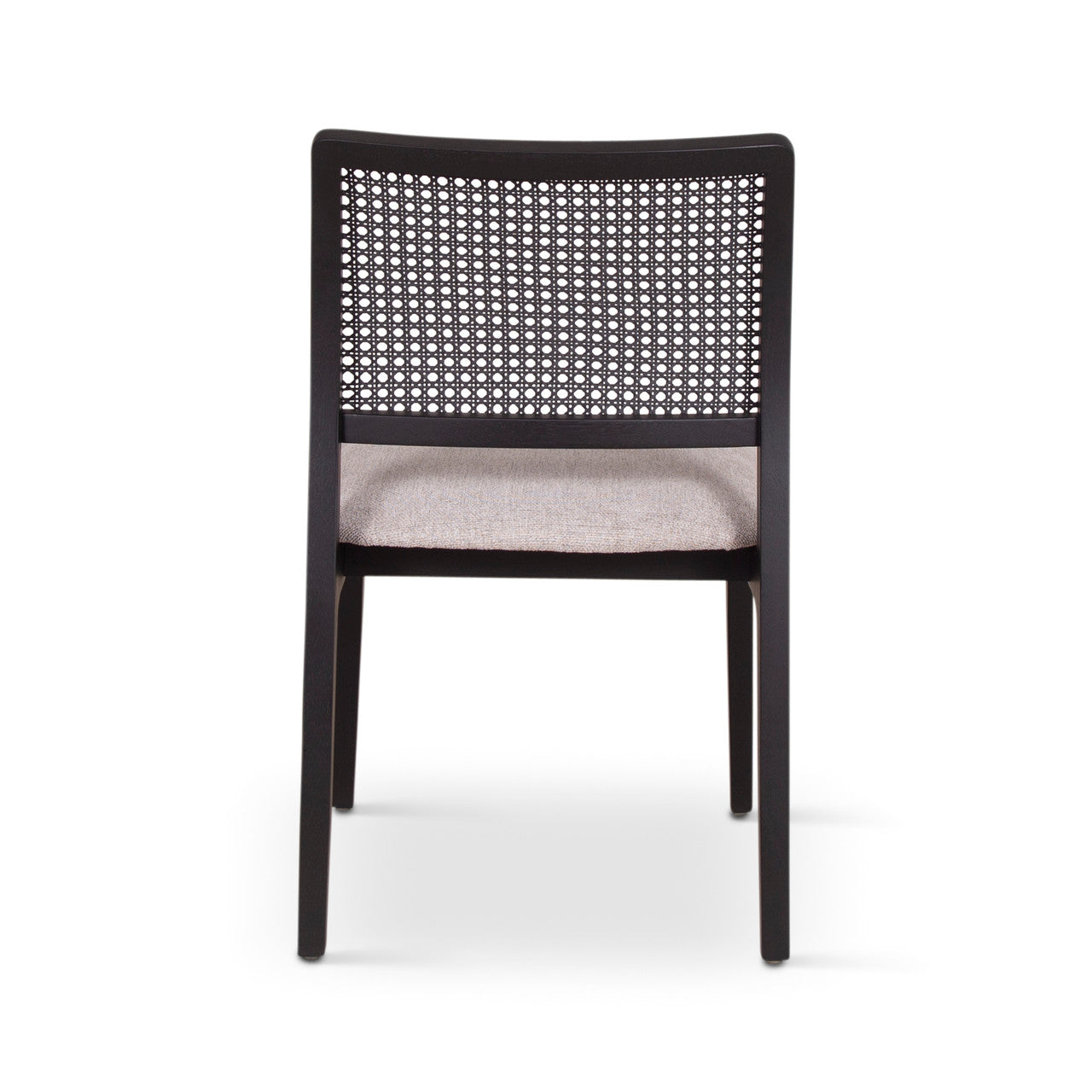 Modern Brazilian - Larissa Side Chair - Harvest Jute Upholstery - Ebano Frame